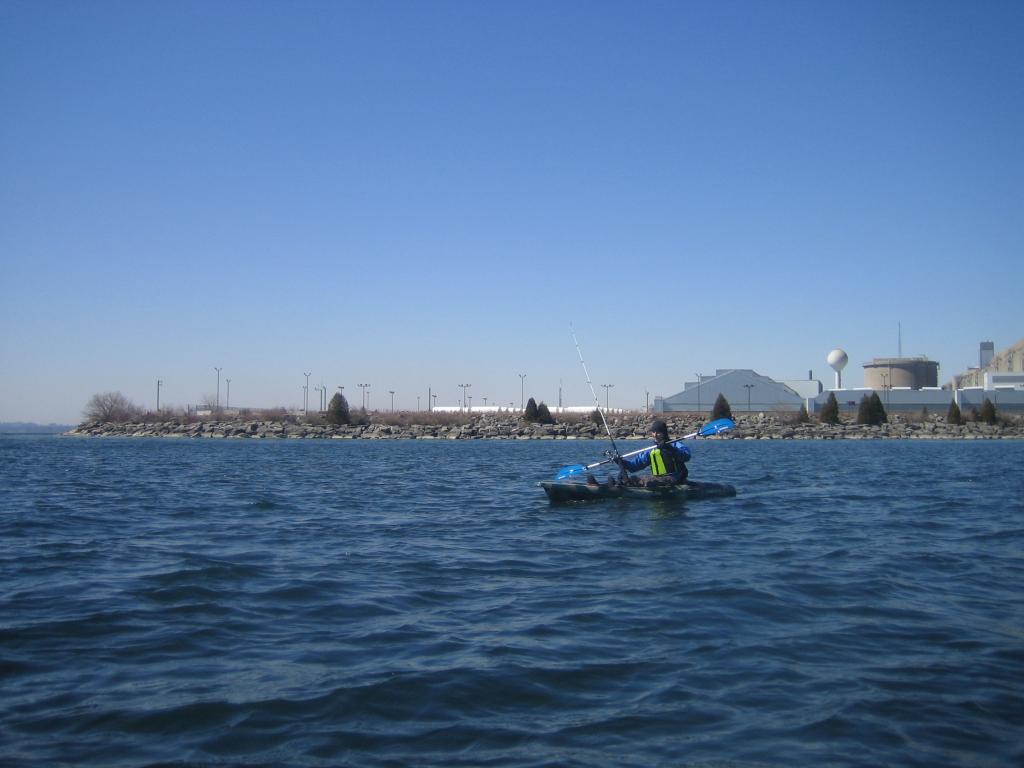 IMG 7533 Spring kayak fishing on Lake Ontario