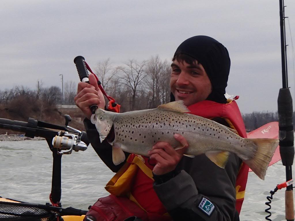 P3310247 Spring kayak fishing on Lake Ontario