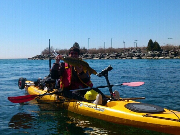 mms img 512686864 Spring kayak fishing on Lake Ontario