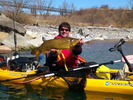 mms img 976231703 Spring kayak fishing on Lake Ontario