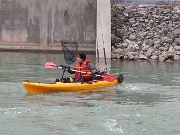 unnamed Spring kayak fishing on Lake Ontario